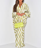 Stripe Kaftan Maxi