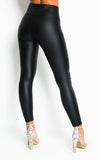 Vegan Leather High Waisted Leggings