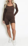 Long Sleeve Short Unitard