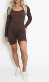 Long Sleeve Short Unitard