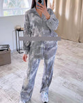 Plisse Tye Dye Co-ord