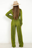 Pleated Jumpsuit