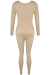 Seamless All in One Jumpsuit in Beige
