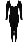 Seamless All in One Jumpsuit in Black