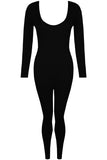Seamless All in One Jumpsuit in Black