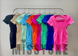 Short Sleeve Unitard