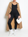 Seamless All in One Jumpsuit in Black
