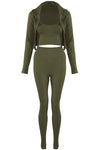 Active 3 Piece Set in Khaki